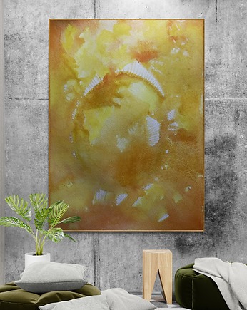Żar,  malowany obraz, plakat, AAS Art Studio