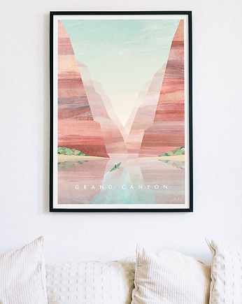 Wielki Kanion USA - plakat 50x70 cm vintage art, minimalmill