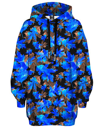 Bluza Oversize Tunika DR.CROW Blue Leaves, DrCrow
