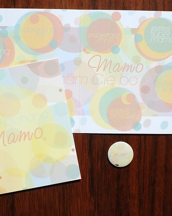 Kartka dla Mamy okolicznościowa z magnesem, Sowia Aleja