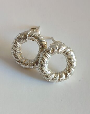Srebrne kolczyki Mitsuro Hikime, Agata Blaszkowska Jewelry