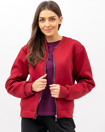 Kurtka dresowa ,,HANA" bordo, 3 for U