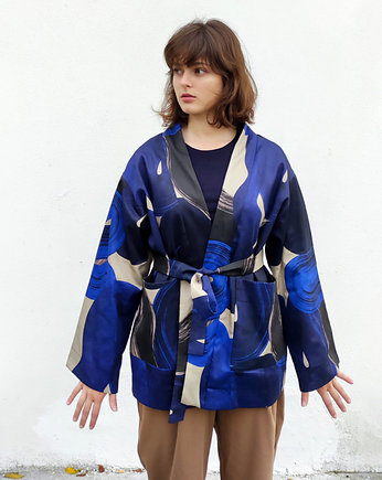 Good Price!"Blue Rothko". Dwustronne kimono, Zwei frauen