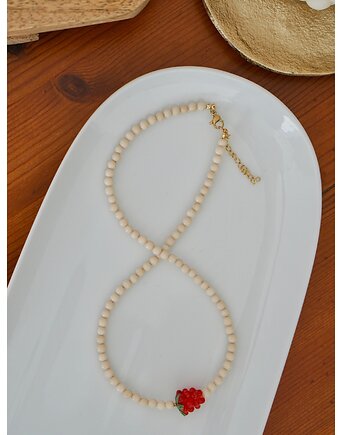 Naszyjnik z maliną i jaspisem, ANKO rekodzielo