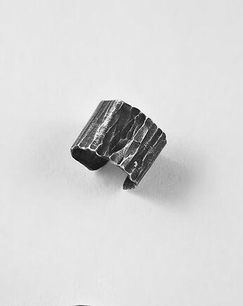 Nausznica na ucho srebro WOODS, RA