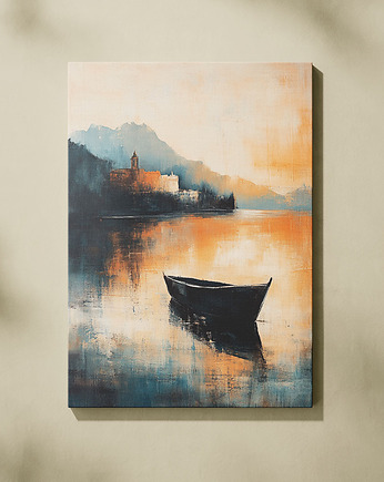 Sunset in Apulia - obraz na płótnie, Harry Monkey