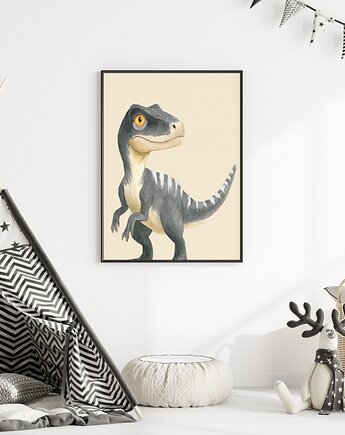 Plakat Dinozaur Dinozaury Na Ścianę Dla Dzieci, Magnetyczne Studio