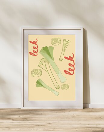 Plakat Leek, Maya Design