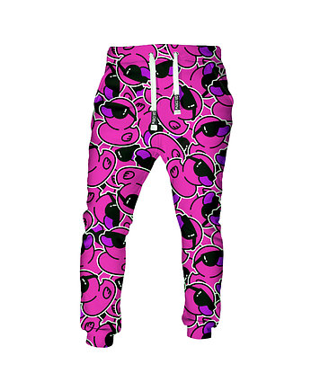 Męskie Spodnie Fullprint DR.CROW Kaczki Pink, DrCrow