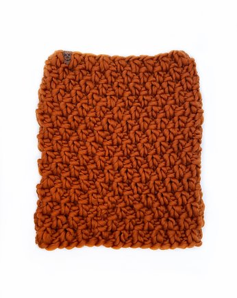 Rudy komin z grubej wełny peruwiańskiej, Holy Alpaca Knit