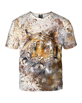 Męski T-shirt DR.CROW Golden Tiger, DrCrow