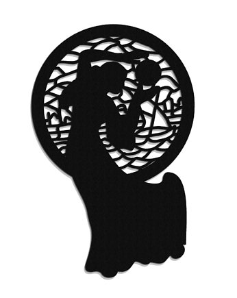 DEKORACYJNY PANEL AŻUROWY,  SECESJA, CAMILLE , DEKORACJA ŚCIENNA 3D,ORNAMENT,, ORNAMENTI