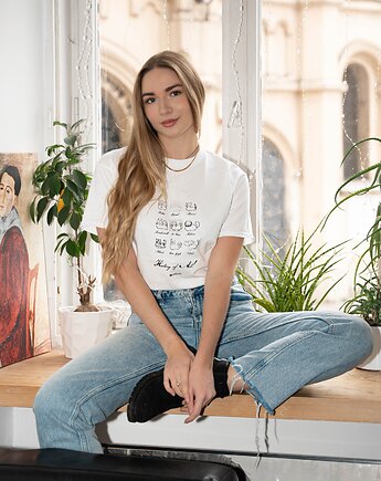 Koszulka biała "History of Art", Galeria LueLue