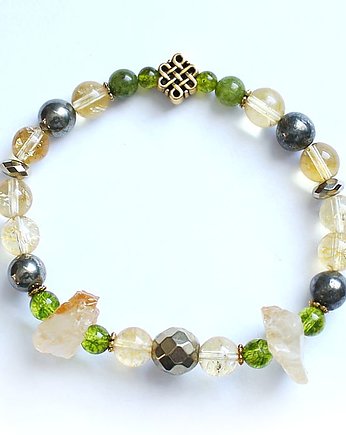 Bransoletka finanse cytryn oliwin piryt, KEIT