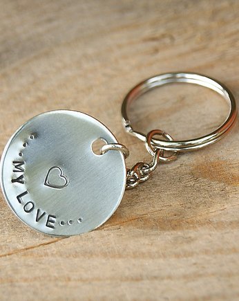 Breloczek personalizowany - circle alpaka, SHEandHE