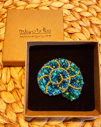 Broszka Muszla, migotka shop