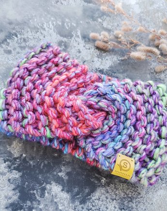MAXCOLOR opaska twist "cukierek", sploteka