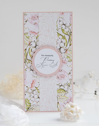 Pamiątka Pierwszej Komunii świętej kartka, Papiernik