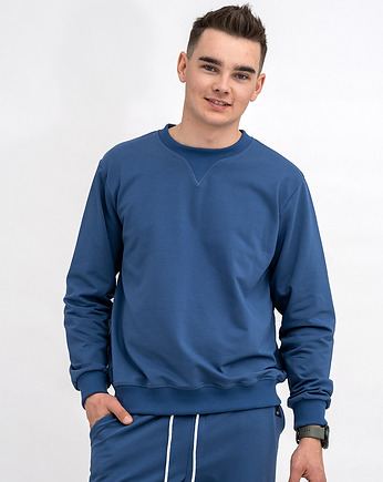 Bluza męska basic  do V  DENIM, 3 for U