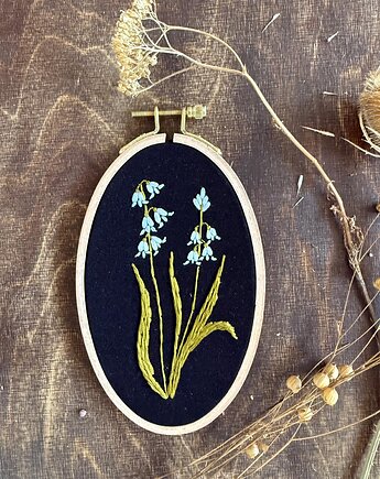 Ręcznie haftowany obrazek "Konwalie", ReinerArt