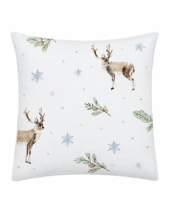 Poszewka Renifery, White pocket