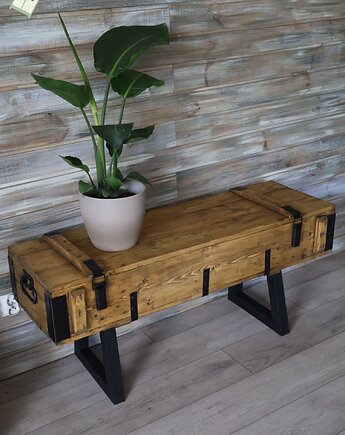 Skrzynia, siedzisko na buty do przedpokoju, PiorunowoSzafa