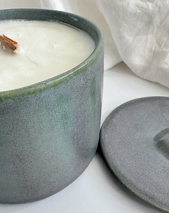 Ceramiczna świeca zapachowa - Green Apple, bien.ceramics