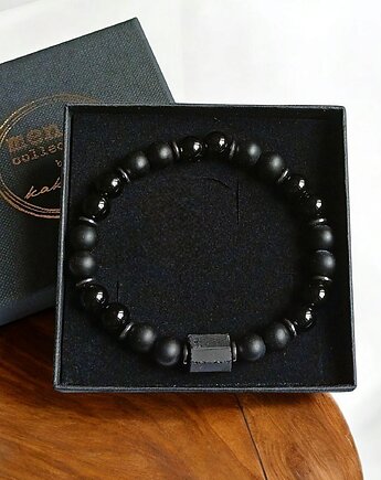 OCHRONA, SPOKÓJ - turmalin, onyks mat/błysk, kaktusia