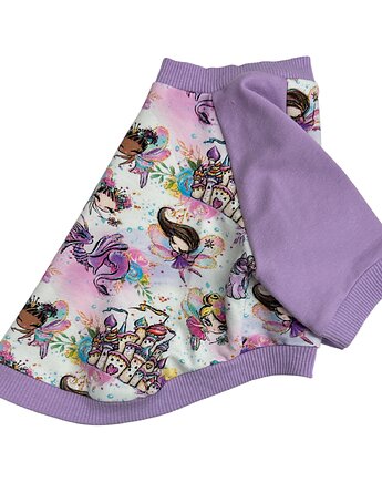 Bluza dla psa z raglanowym rękawem WRÓŻKI  rozmiar M, Psia szafa