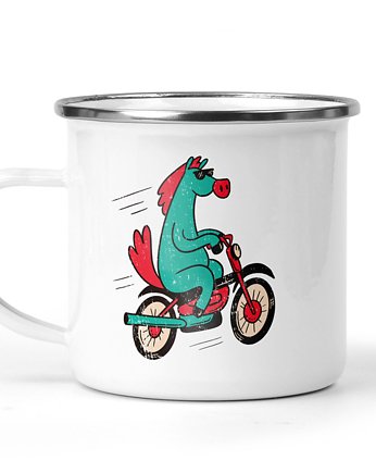 Kubek metalowy moto koń, Kreatywny Warsztat