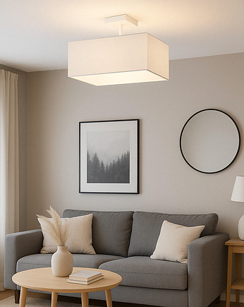 Geometryczna lampa sufitowa do kuchni z abażurem LED ALBA, LYSNE