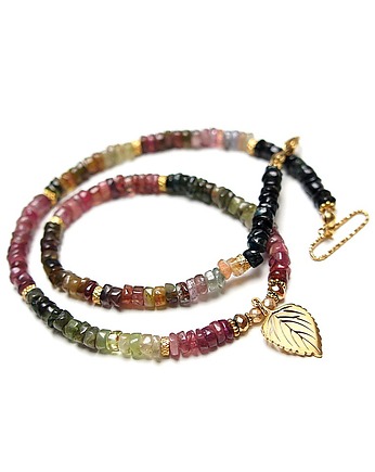Turmaliny /choker/ vol. 33  /07.02.25/- Szlachetna kolekcja, KiKa pracownia
