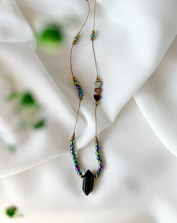 Naszyjnik AMULET Onyks Hematyt