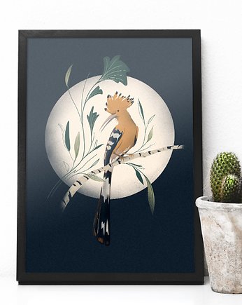 Night bird - plakat A3/B2, Justyna Mioduszewska