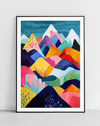 Plakat Barwne szczyty wyobraźni, Harvest Maison