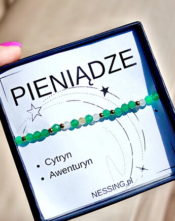 Bransoletka PIENIĄDZE, NESSING handmade