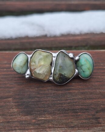 Zielonka - broszka, po drugiej stronie lustra