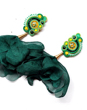 Sutaszowe kolczyki  MILLEFIORI, Sylwia Żak