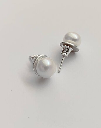 Kolczyki srebrne Okrąg