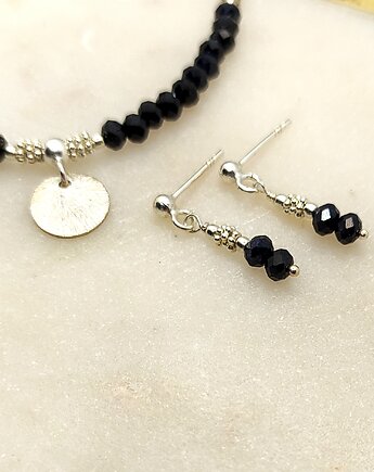 Kolczyki srebrne Szafirowe, Studio Gazela