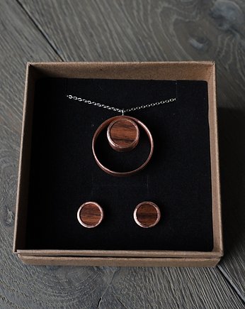 ZESTAW WOODEN NATURE 2, CU Earrings