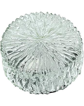 Plafon szklany typ Bark glass Hillebrand Leuchten, Niemcy, lata 70., Good Old Things