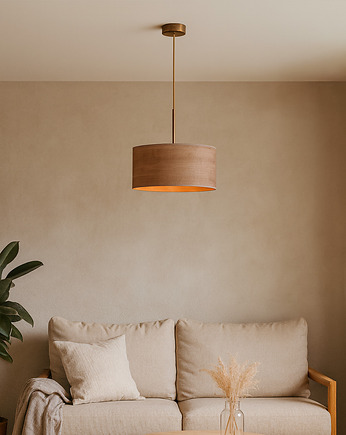 Abażurowa lampa wisząca do salonu nad stół SINTRA ECO fi - 40 cm, LYSNE