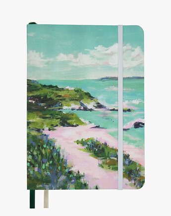 Summer Coast - notatnik A5, bullet journal, dziennik, planer w kropki, Devangari Art