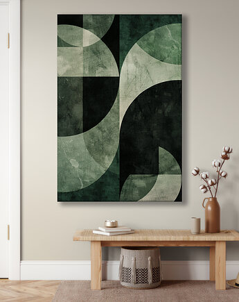 Geometria natury - Obraz na płótnie - Druk Blejtrama, Minimalizm, Loft #7, Black Sapphire Art