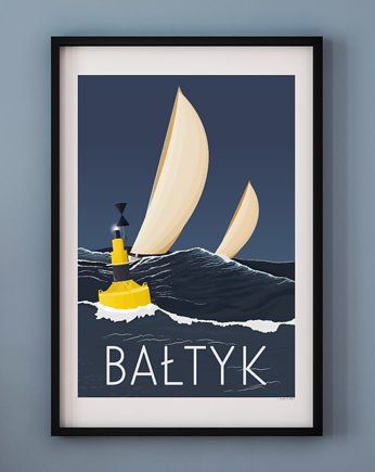 Plakat BAŁTYK, A. W. WIĘCKIEWICZ