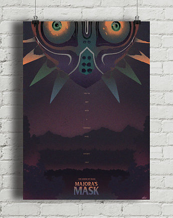 Plakat Legend of Zelda: Majora's Mask, minimalmill