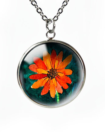 ORANGE FLOWER naszyjnik, muamua design