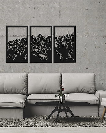 DEKORACYJNY PANEL AŻUROWY, GÓRY, DEKORACJA ŚCIENNA 3D, ORNAMENT, 80 x 150 cm,, ORNAMENTI