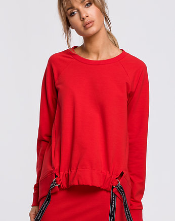 Bluza z lampasami - czerwona(M-492), MOE